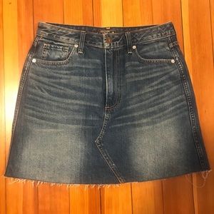Abercrombie & Fitch blue denim mini skirt size 28